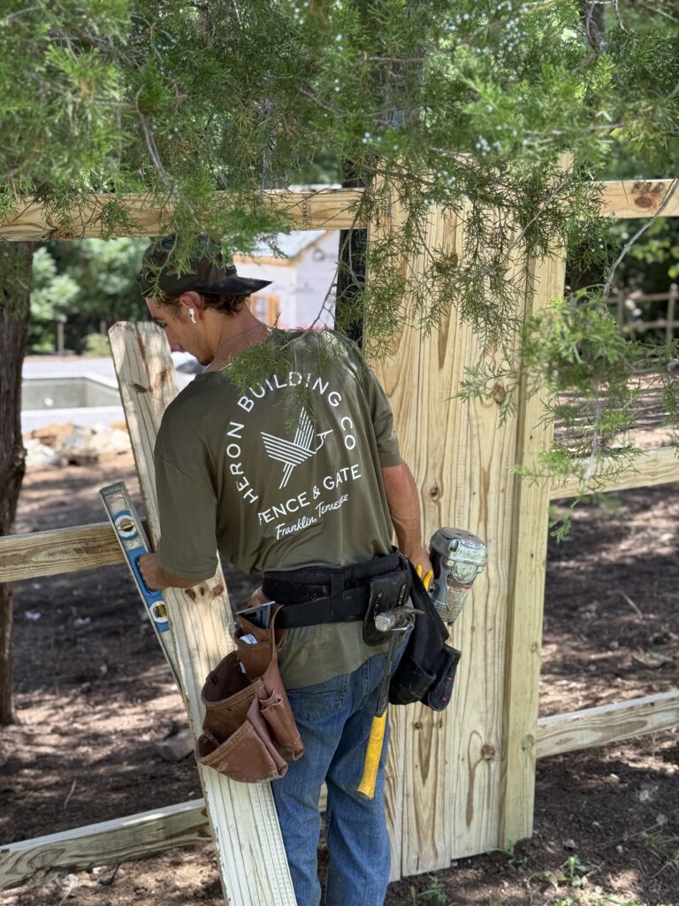 Wood Fence Installation in Nashville